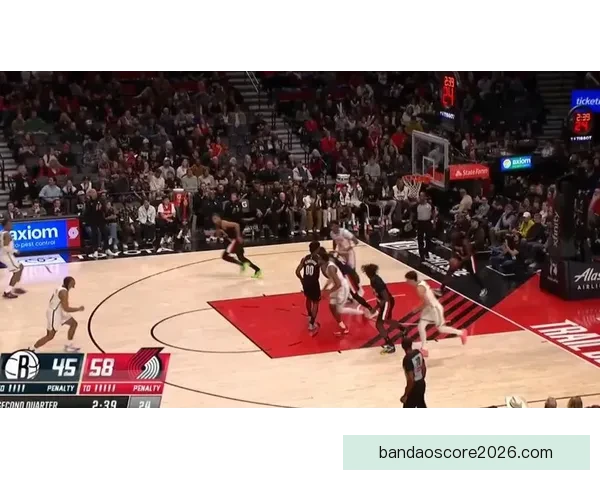 卡马拉三分火力全开砍35分助开拓者大胜篮网 杨瀚森首秀贡献4分3篮板